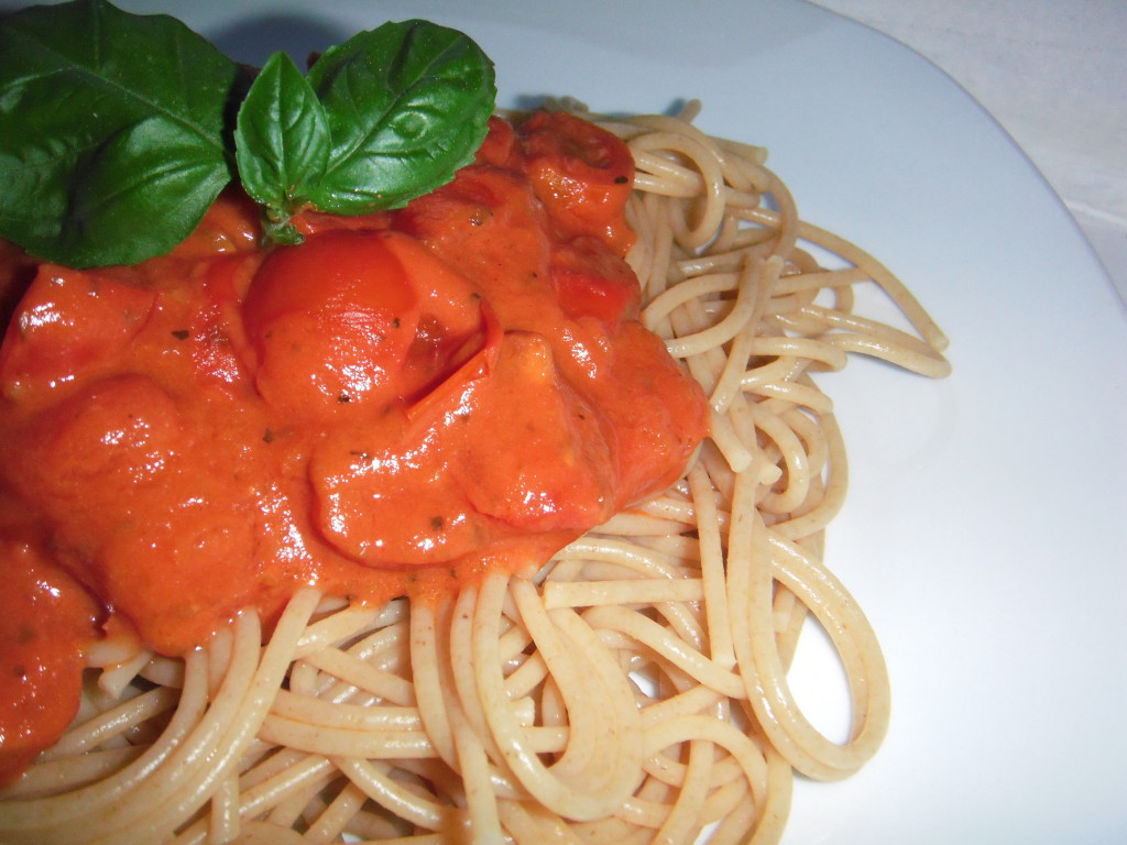 Rezept für Spaghetti mit Tomatensauce | Vegane Nudelgerichte