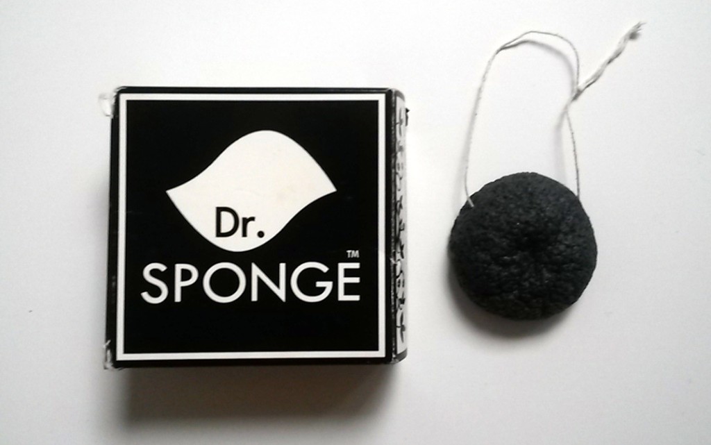 Dr. Sponge Konjacsponge | Konjak Schwamm mit Aktivkohle | Konjakschwamm für unreine Haut