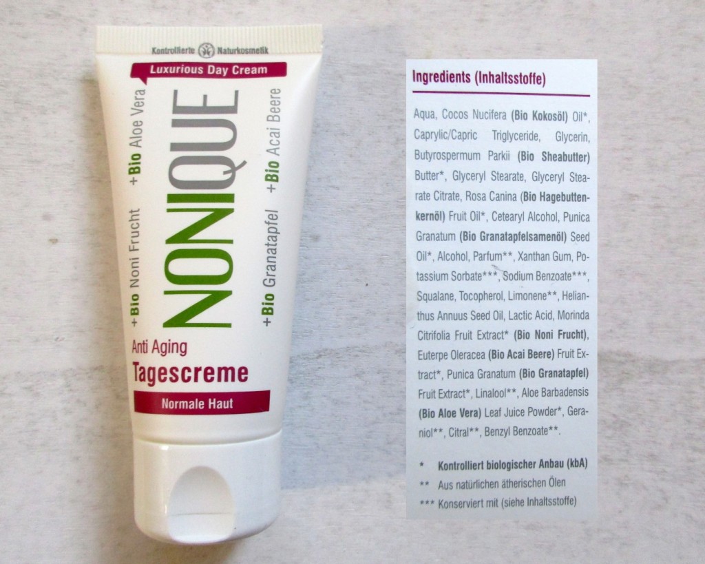 Nonique Naturkosmetik Anti Aging Tagescreme im Test | Luxurious Day Cream Erfahrungsbericht
