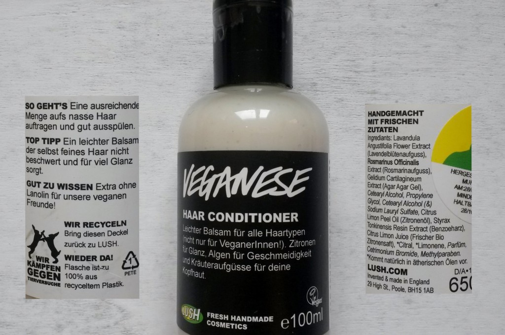 Lush hair conditioner veganese | vegane Haarspülung | tierversuchsfrei